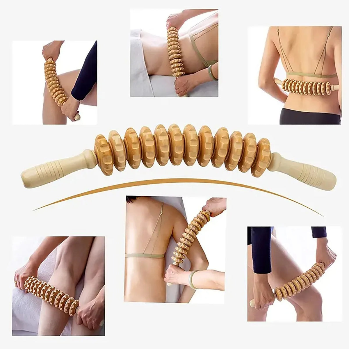 Wood Therapy Massage Roller — Maderoterapia Tool