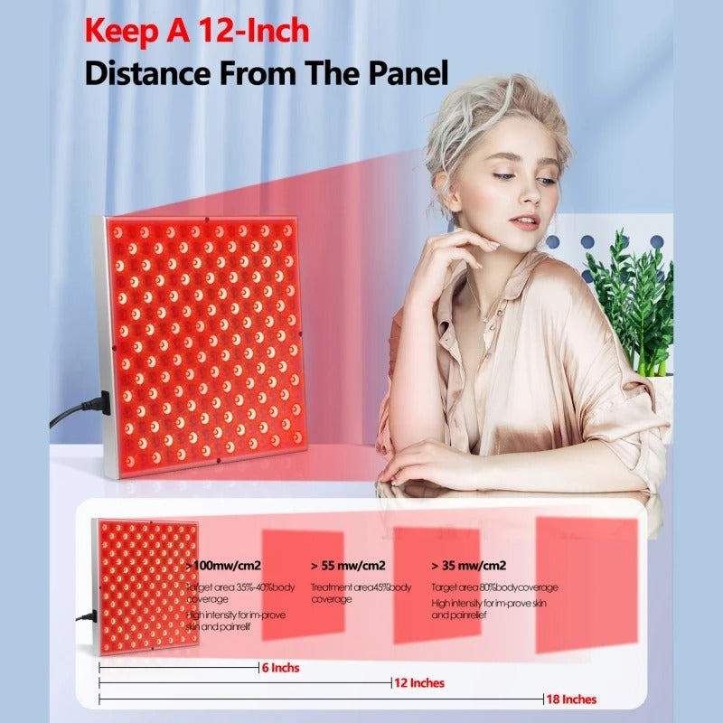 225 LED Red Light Therapy Panel — Face & Body