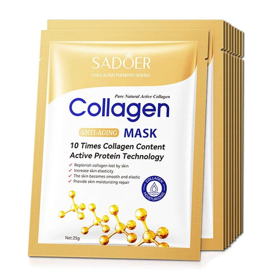 20-Pack Hyaluronic Acid & Collagen Korean Sheet Mask