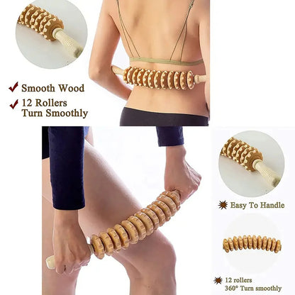 Wood Therapy Massage Roller — Maderoterapia Tool
