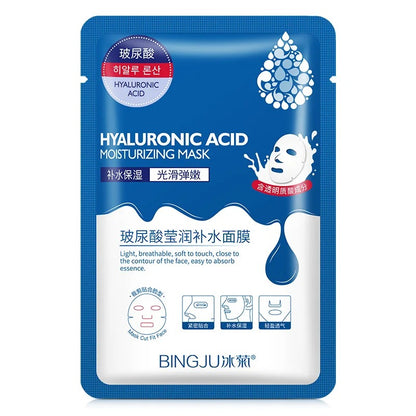 20-Pack Hyaluronic Acid & Collagen Korean Sheet Mask