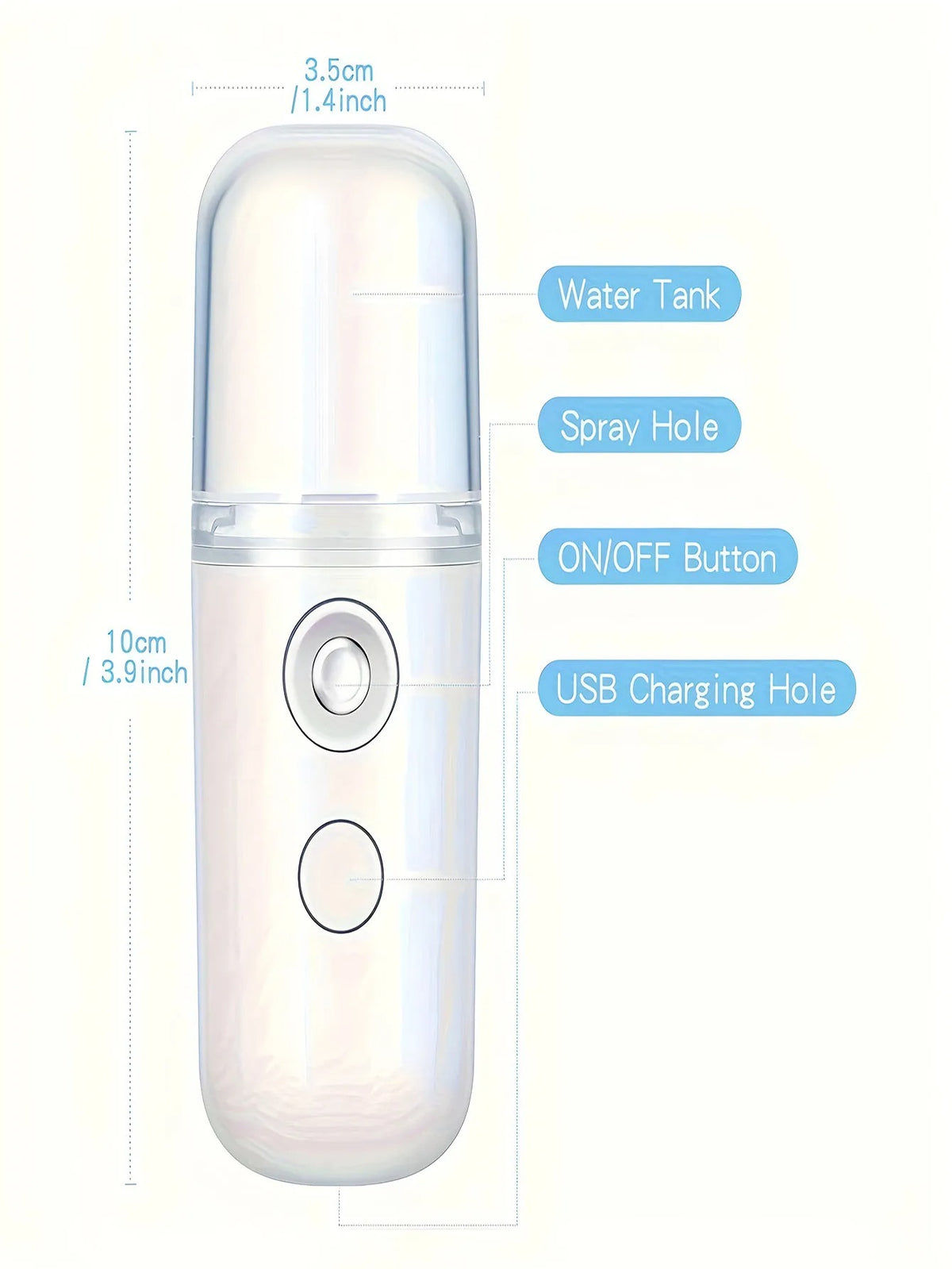 USB Mist Facial Steamer & Humidifier