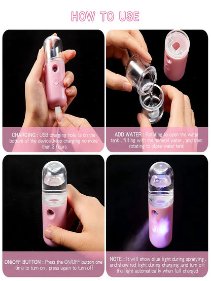 USB Mist Facial Steamer & Humidifier