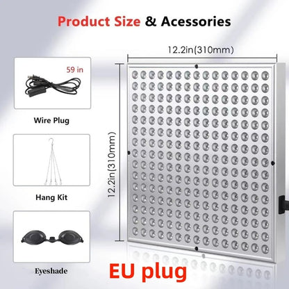 225 LED Red Light Therapy Panel — Face & Body