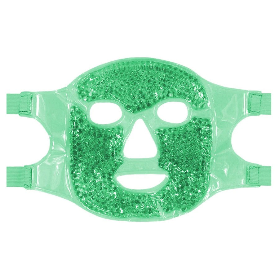 Gel Bead Ice Cooling Face & Eye Mask Set