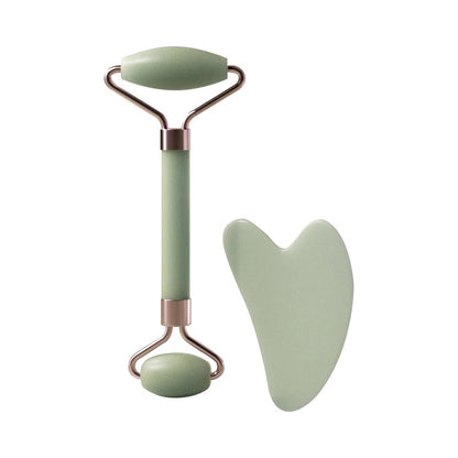 Gua Sha & Jade Roller Set