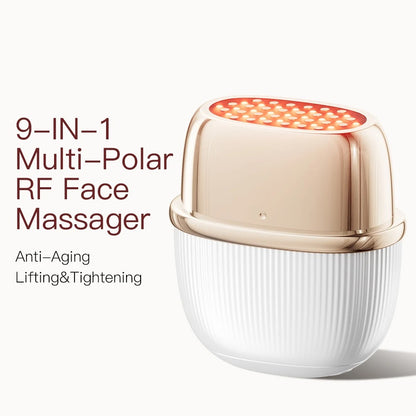 9-in-1 Multi-Polar RF Face Massager