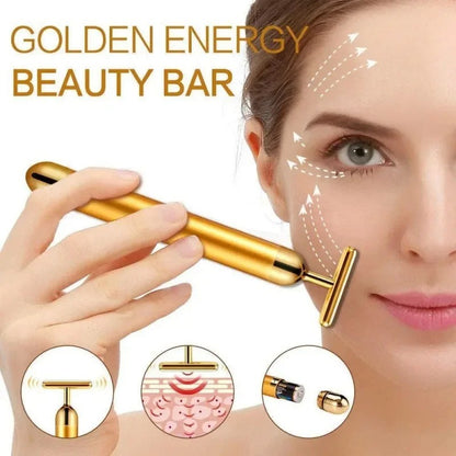 24K Gold Vibrating Face Lift Roller