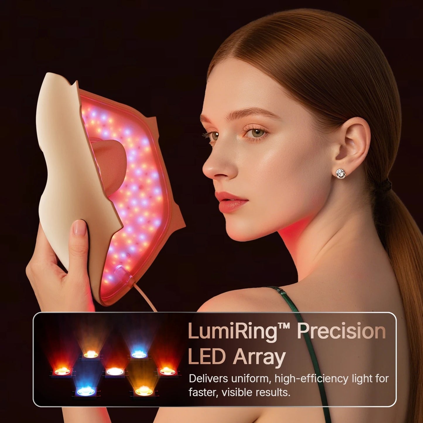 Hello Face M300 4D LED Light Therapy Mask — 311 LEDs