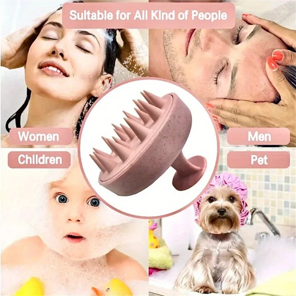 Silicone Shampoo Scalp Massager Brush