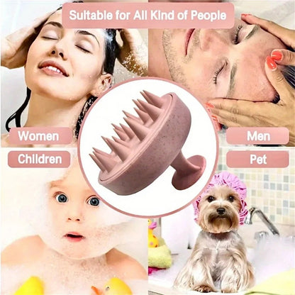 Silicone Shampoo Scalp Massager Brush
