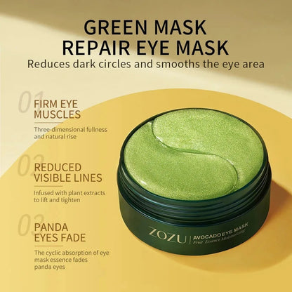 Avocado & Golden Eye Patches — Anti-Wrinkle & Depuffing Eye Mask