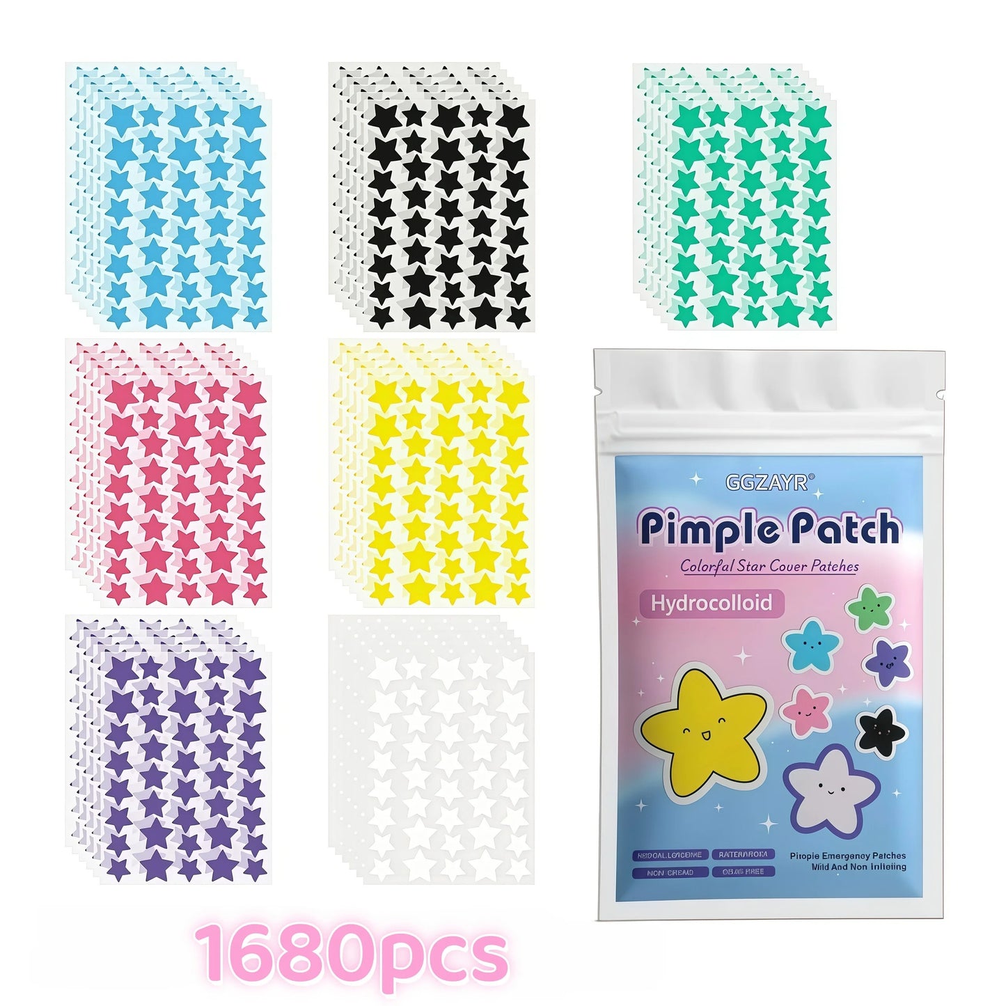 Star Pimple Patches — Hydrocolloid Acne Patches