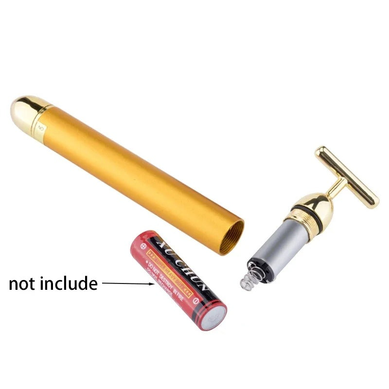 24K Gold Vibrating Face Lift Roller