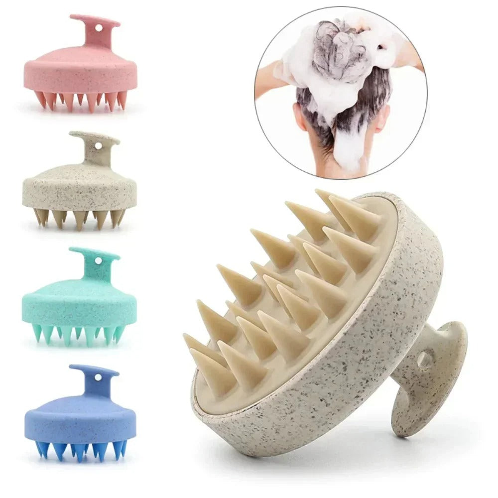Silicone Shampoo Scalp Massager Brush