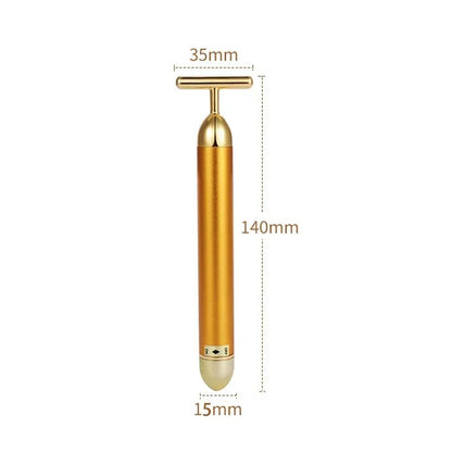 24K Gold Vibrating Face Lift Roller