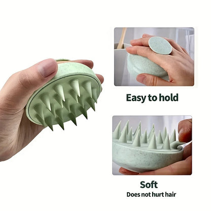 Silicone Shampoo Scalp Massager Brush